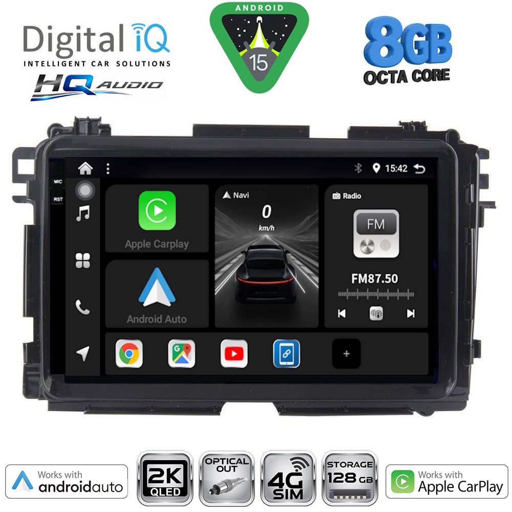 BXK20201_15 DIGITAL IQ BXK 20201_CPAA (10inc) MULTIMEDIA TABLET for HONDA HRV mod. 2015-2021 - Image 1