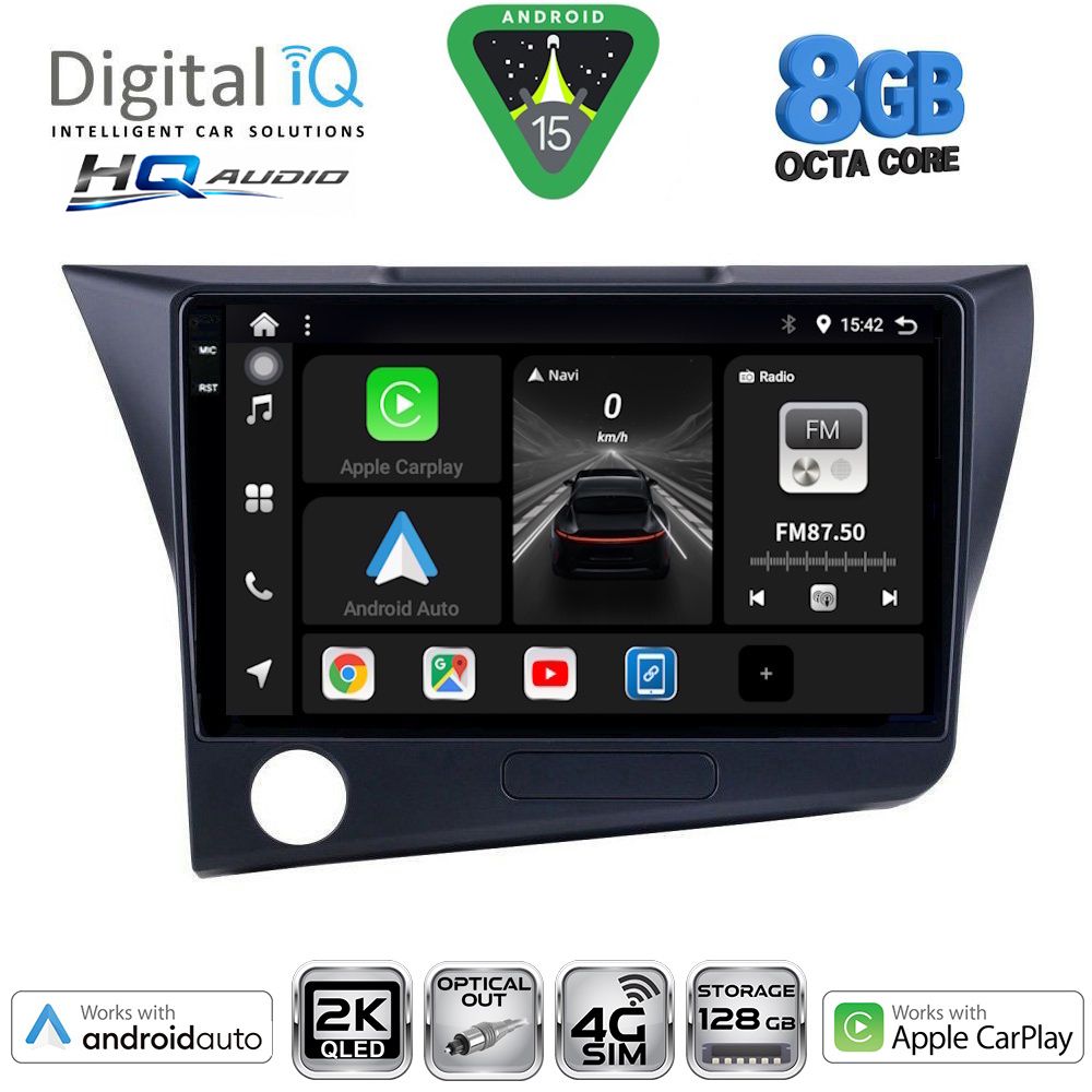 BXK20203_15 DIGITAL IQ BXK 20203_CPAA (9inc) MULTIMEDIA TABLET for HONDA CRZ mod. 2010-2016 - Image 1