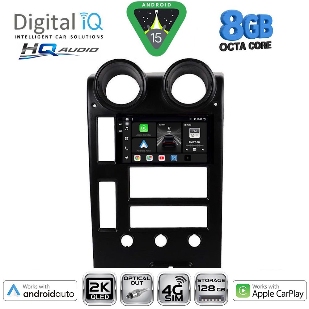 BXK20215_15 DIGITAL IQ BXK 20215_CPAA (9inc) MULTIMEDIA TABLET for HUMMER H2 mod. 2001-2007 - Image 1
