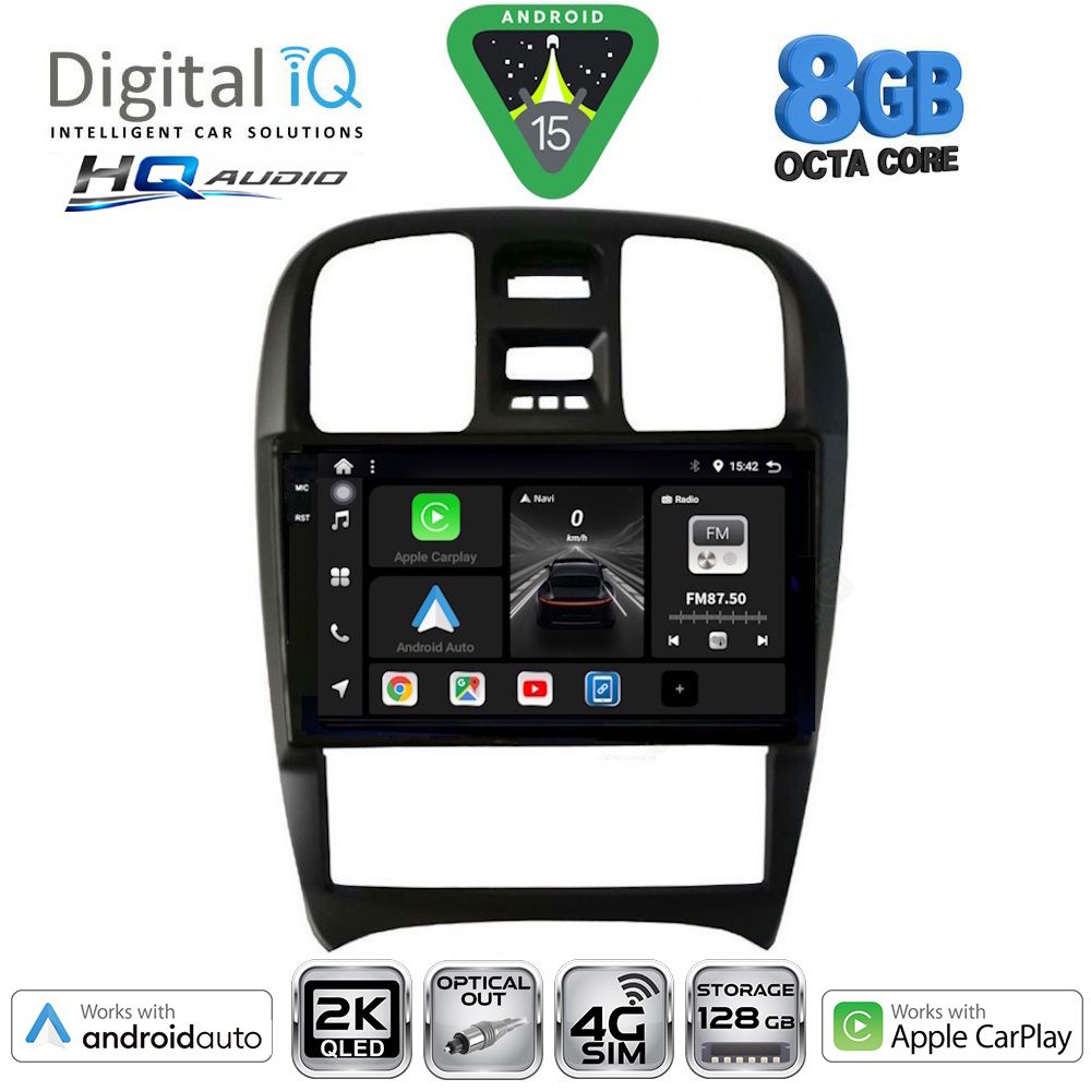 BXK20247_15 DIGITAL IQ BXK 20247_CPAA (9inc) MULTIMEDIA TABLET for HYUNDAI SONATA mod. 2000-2006 - Image 1