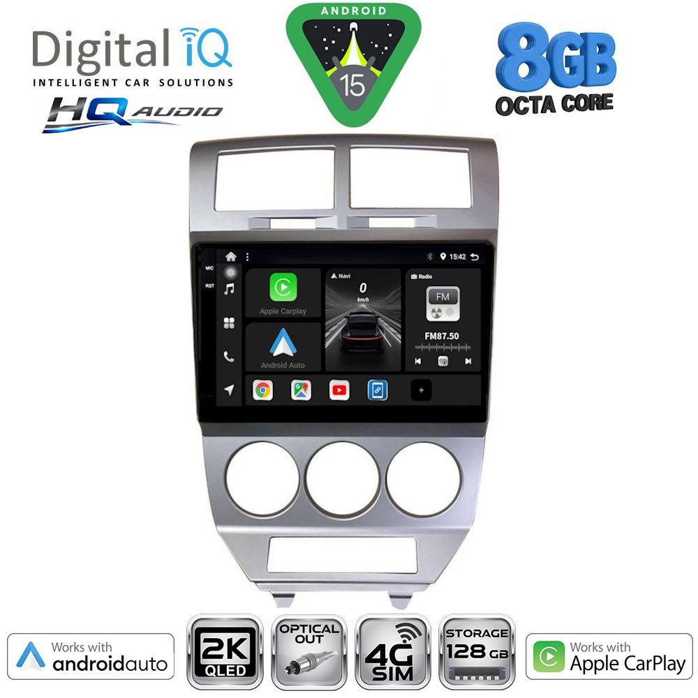 BXK20275_15 DIGITAL IQ BXK 20275_CPAA (10inc) MULTIMEDIA TABLET for DODGE CALIBER mod. 2006-2012 - Image 1