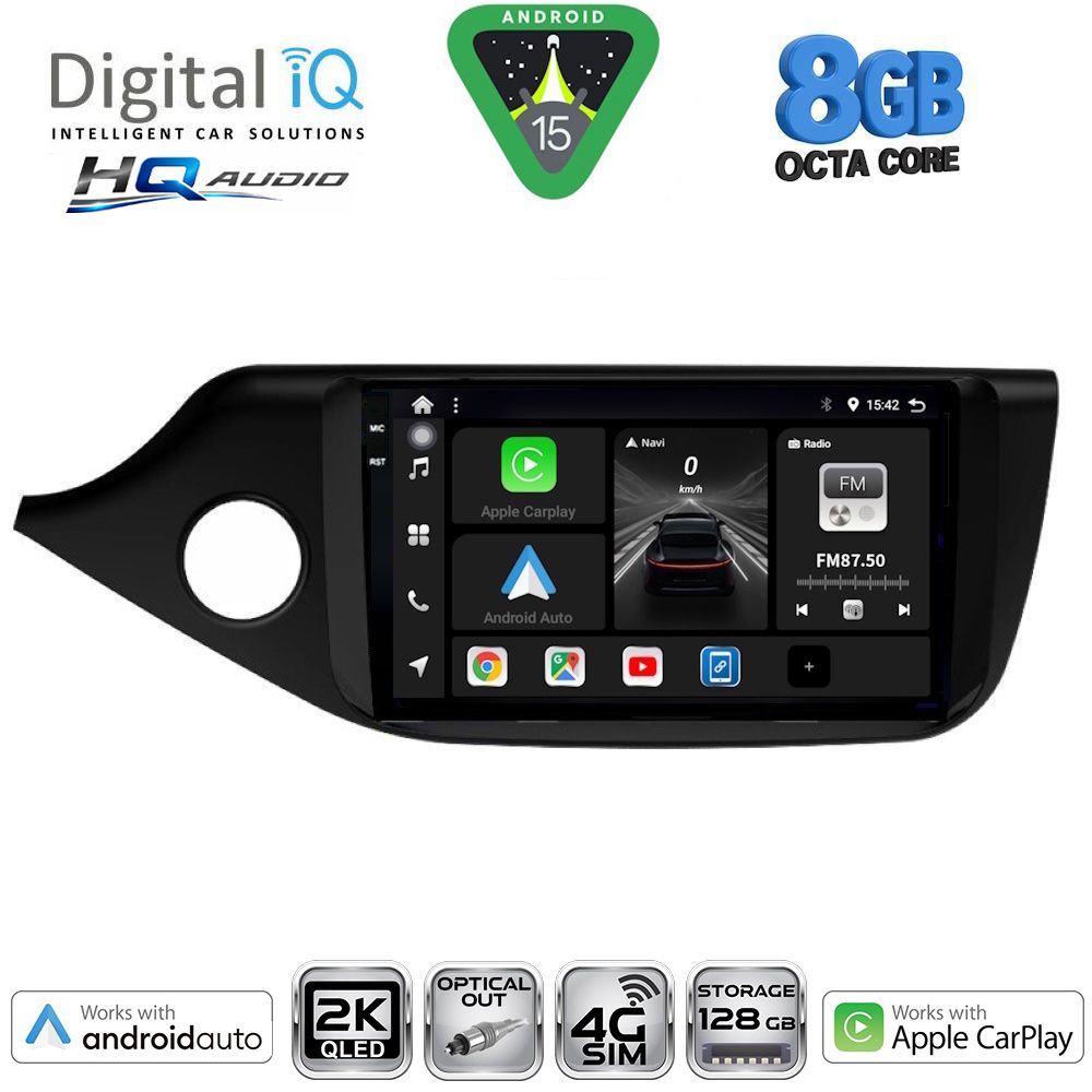 BXK20302_15 DIGITAL IQ BXK 20302_CPAA (9inc) MULTIMEDIA TABLET for KIA CEED mod. 2012-2018 - Image 1