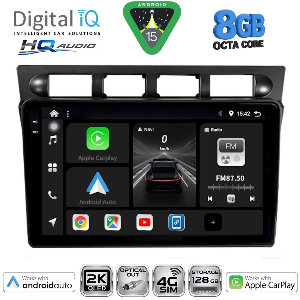 BXK20306_15 DIGITAL IQ BXK 20306_CPAA (9inc) MULTIMEDIA TABLET for KIA PICANTO mod. 2004-2008 - Image 1