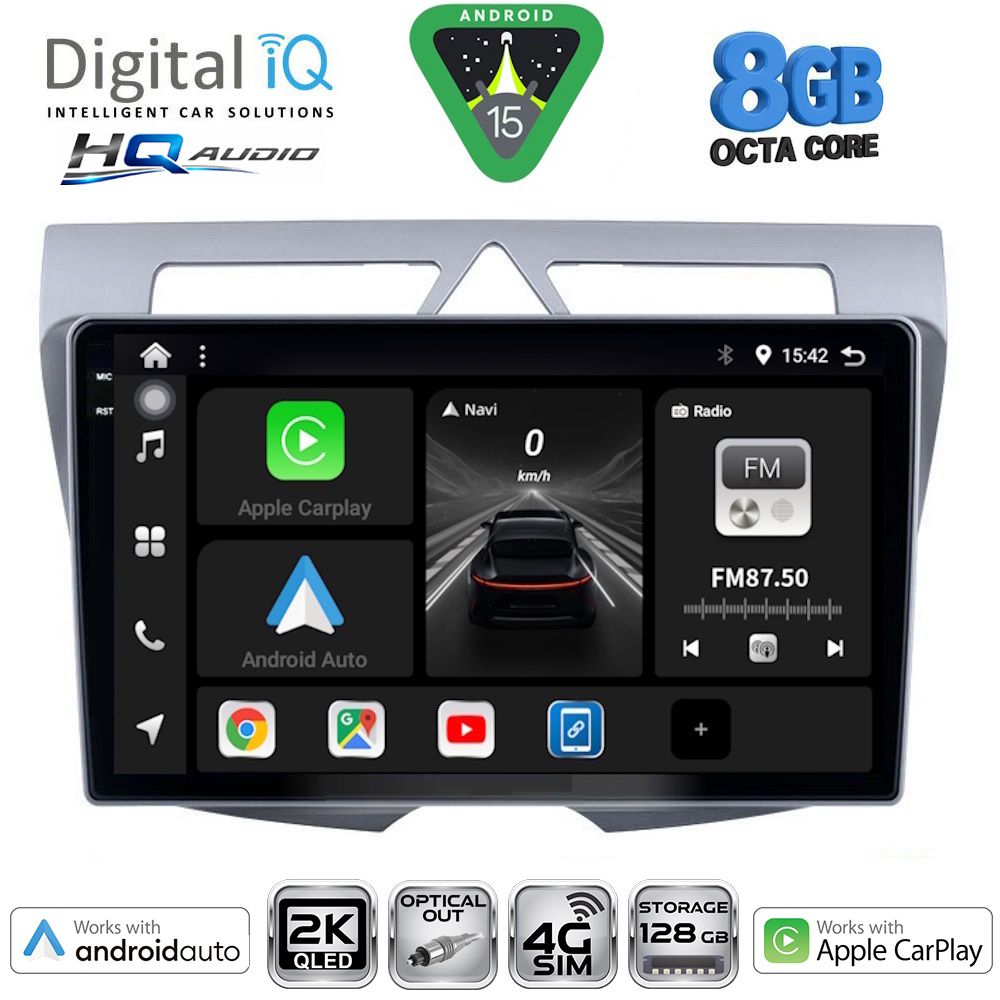 BXK20307_15 DIGITAL IQ BXK 20307_CPAA (9inc) MULTIMEDIA TABLET for KIA PICANTO mod. 2008-2011 - Image 1