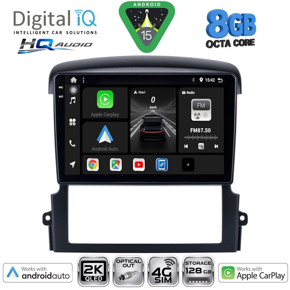 BXK20317_15-1 DIGITAL IQ BXK 20317_CPAA (9inc) MULTIMEDIA TABLET for KIA SORENTO mod. 2006-2009 - Image 1