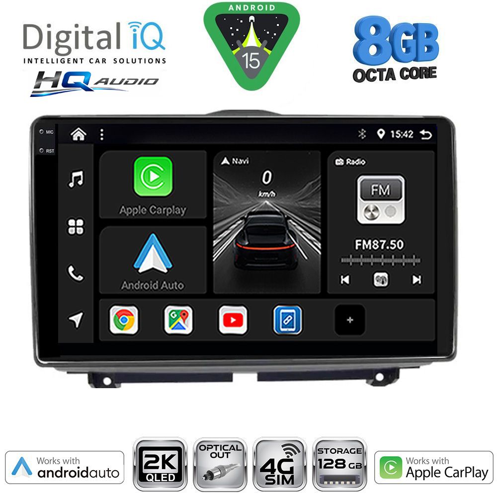 BXK20338_15-1 DIGITAL IQ BXK 20338_CPAA (9inc) MULTIMEDIA TABLET for LADA GRANTA mod. 2012-2026 - Image 1