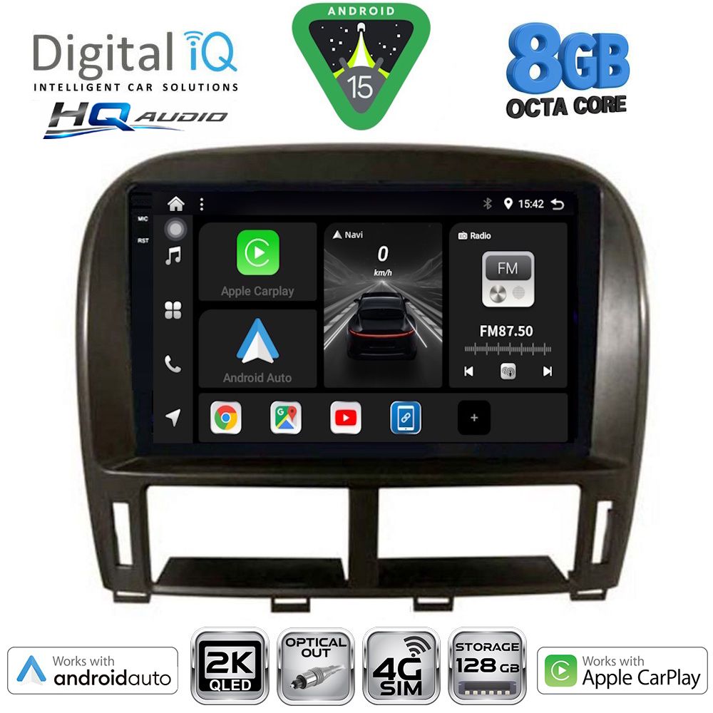 BXK20343_15 DIGITAL IQ BXK 20343_CPAA (9inc) MULTIMEDIA TABLET for LEXUS LS 430 – XF 430 mod. 2000-2006 - Image 1