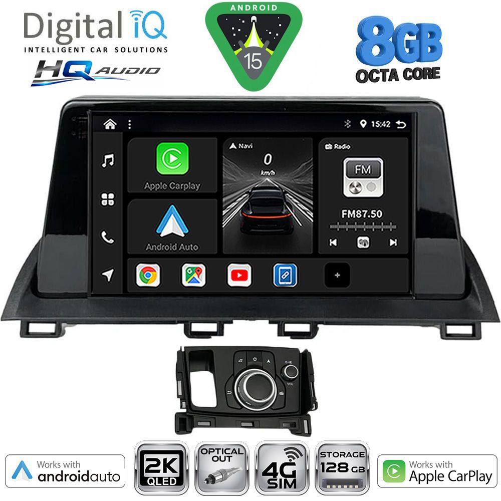 BXK20386_15-1 DIGITAL IQ BXK 20386_CPAA (9inc) MULTIMEDIA TABLET for MAZDA CX4 mod. 2016-2025 - Image 1