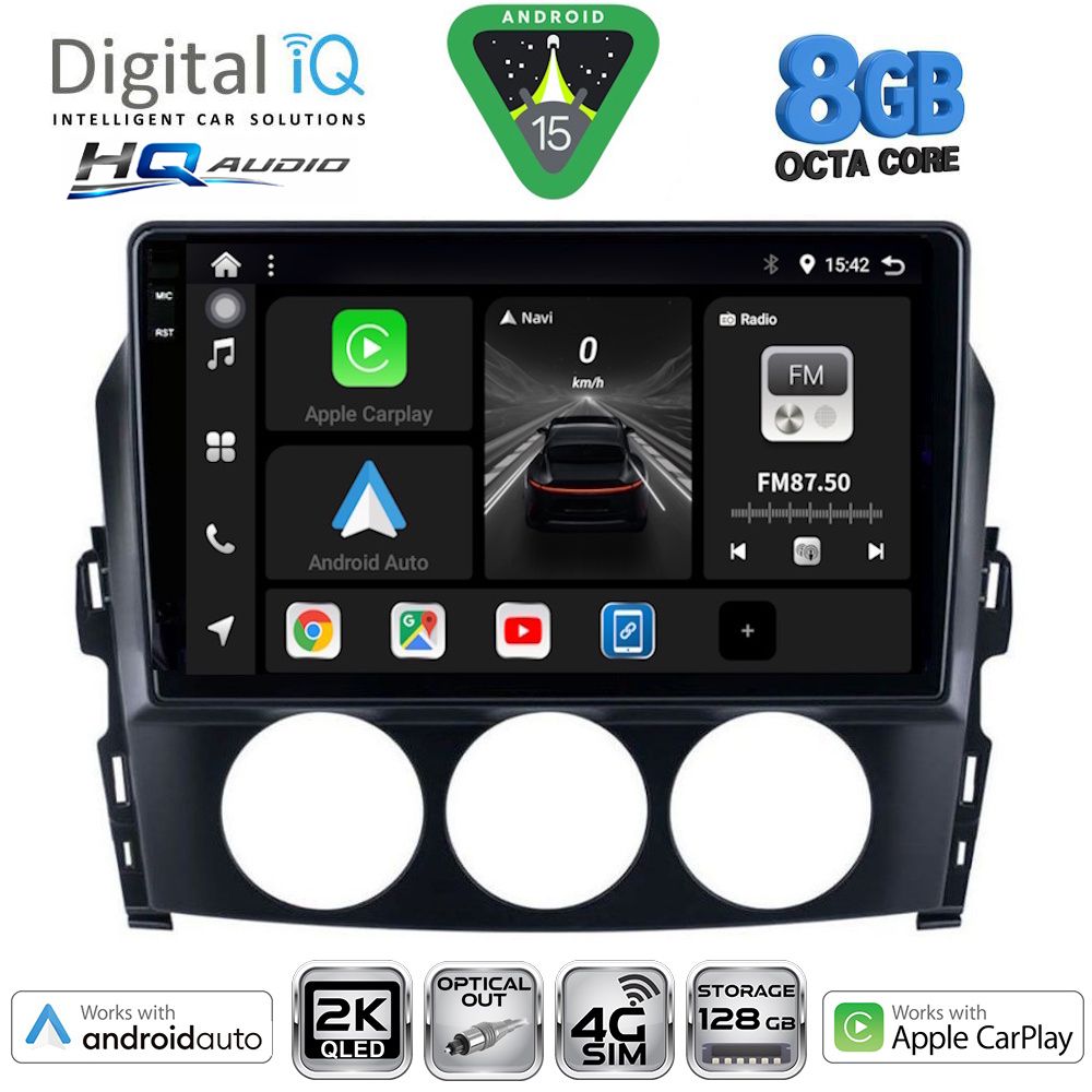 BXK20392_15 DIGITAL IQ BXK 20392_CPAA (9inc) MULTIMEDIA TABLET for MAZDA MX5 mod. 2005-2015 - Image 1
