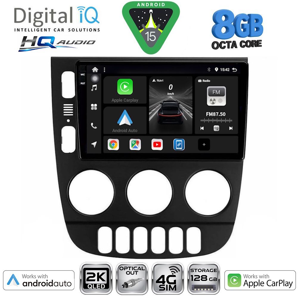 BXK20413_15_1 DIGITAL IQ BXK 20413_CPAA (9inc) MULTIMEDIA TABLET for MERCEDES ML (W163) mod. 2002-2005 - Image 1
