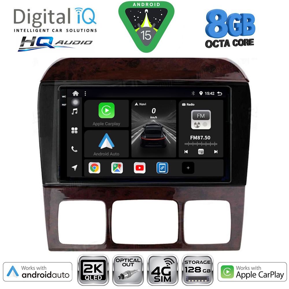 BXK20426_15 DIGITAL IQ BXK 20426_CPAA (9inc) MULTIMEDIA TABLET for MERCEDES S W220 mod. 1998-2005 - Image 1