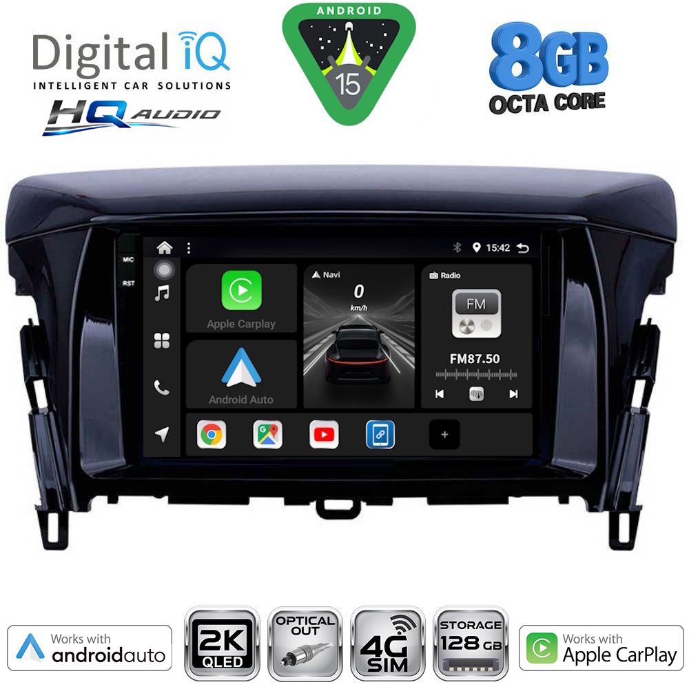 BXK20432_15 DIGITAL IQ BXK 20432_CPAA (9inc) MULTIMEDIA TABLET for MITSUBISHI ECLIPSE CROSS mod. 2018-2026 - Image 1