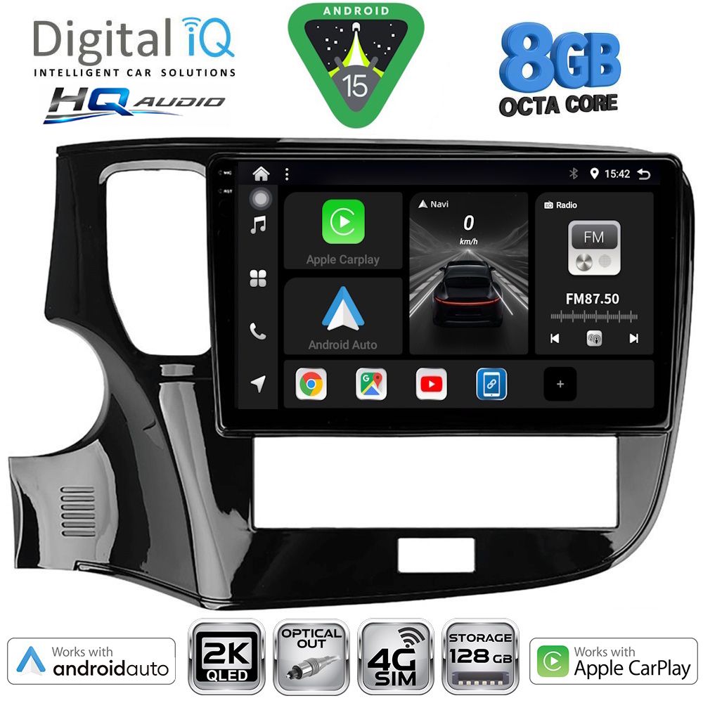 BXK20440_15 DIGITAL IQ BXK 20440_CPAA (10inc) MULTIMEDIA TABLET for MITSUBISHI OUTLANDER mod. 2020-2022 - Image 1