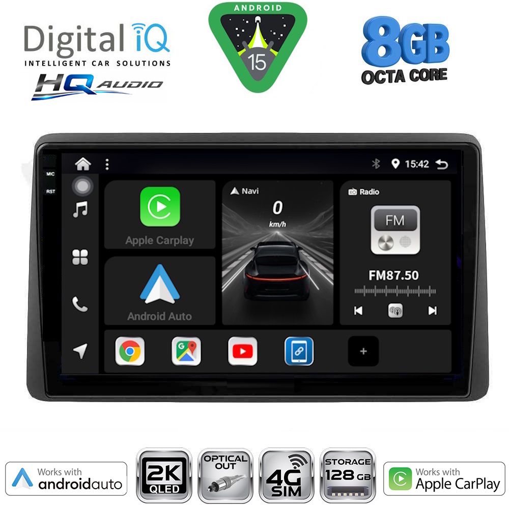 BXK20450_15 DIGITAL IQ BXK 20450_CPAA (10inc) MULTIMEDIA TABLET for NISSAN NAVARA D22 mod. 1998-2004 - Image 1