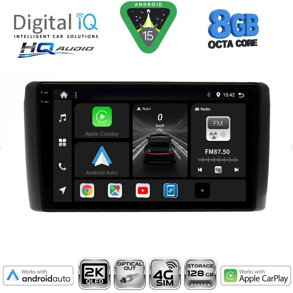 BXK20472_15 DIGITAL IQ BXK 20472_CPAA (9inc) MULTIMEDIA TABLET for NISSAN LEAF mod. 2009-2017 - Image 1
