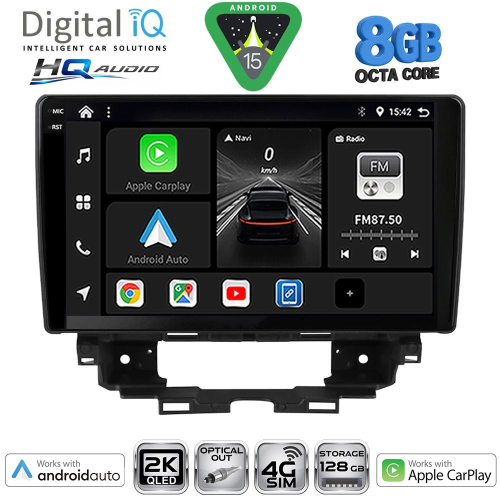 BXK20557_15 DIGITAL IQ BXK 20557_CPAA (10inc) MULTIMEDIA TABLET for RENAULT KANGOO mod. 2021+ - Image 1
