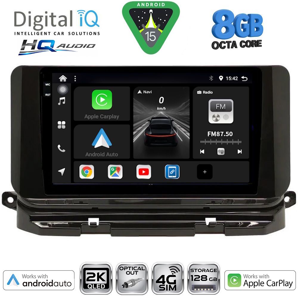 BXK20598_15 DIGITAL IQ BXK 20598_CPAA (10inc) MULTIMEDIA TABLET for SKODA OCTAVIA 8 mod. 2021-2026 - Image 1