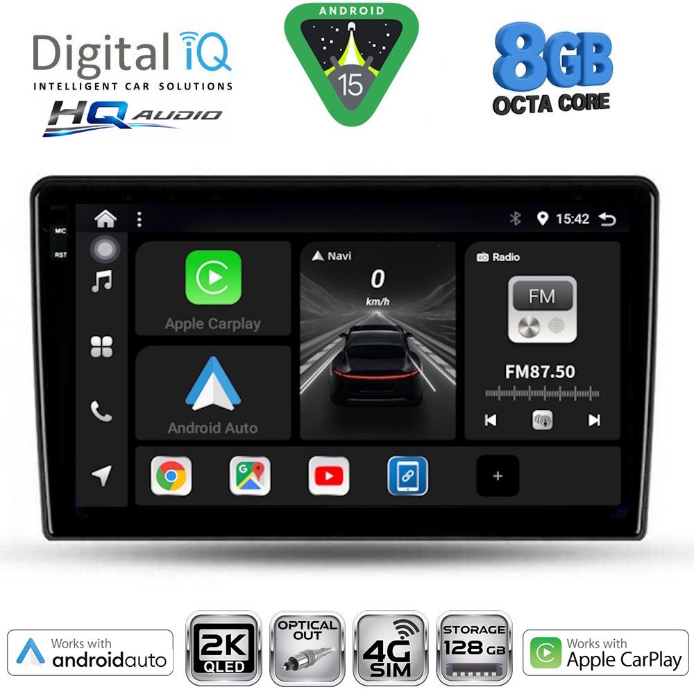 BXK20656_15 DIGITAL IQ BXK 20656_CPAA (9inc) MULTIMEDIA TABLET for SSANGYONG REXTON mod. 2002-2006 - Image 1