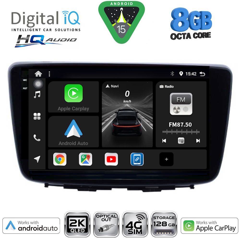 BXK20672_15 DIGITAL IQ BXK 20672_CPAA (9inc) MULTIMEDIA TABLET for SUZUKI BALENO mod. 2016-2022 - Image 1