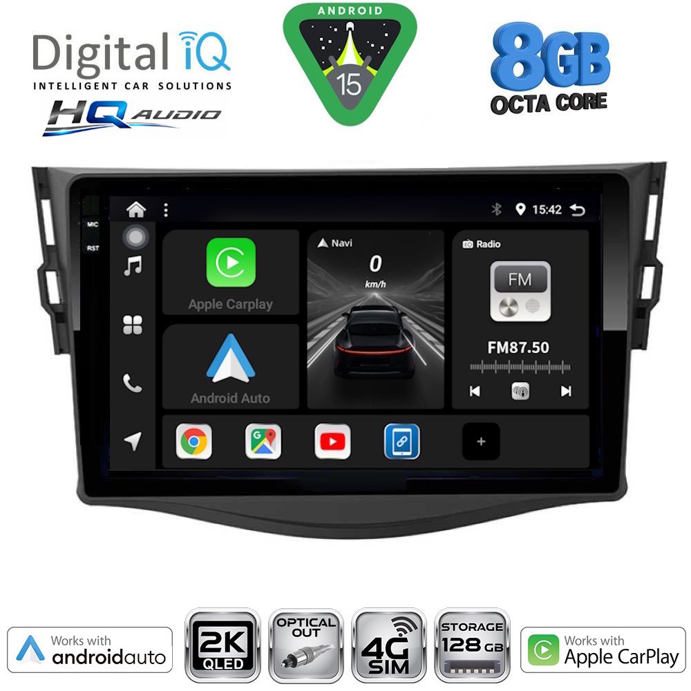 BXK20731_15 DIGITAL IQ BXK 20731_CPAA (9inc) MULTIMEDIA TABLET for TOYOTA RAV 4 mod. 2006-2012 - Image 1