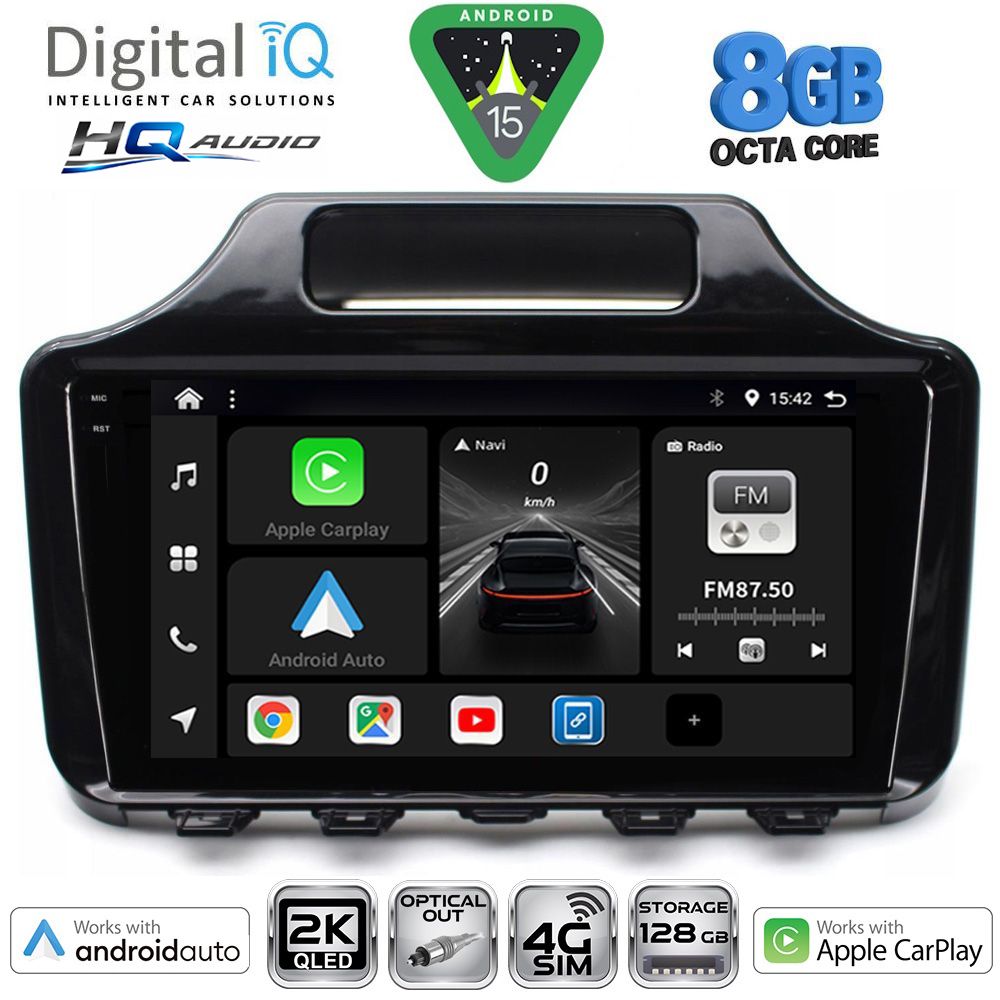 BXK20779_15 DIGITAL IQ BXK 20779_CPAA (9inc) MULTIMEDIA TABLET for TOYOTA IQ mod. 2008-2015 with ORIG. NAVI - Image 1