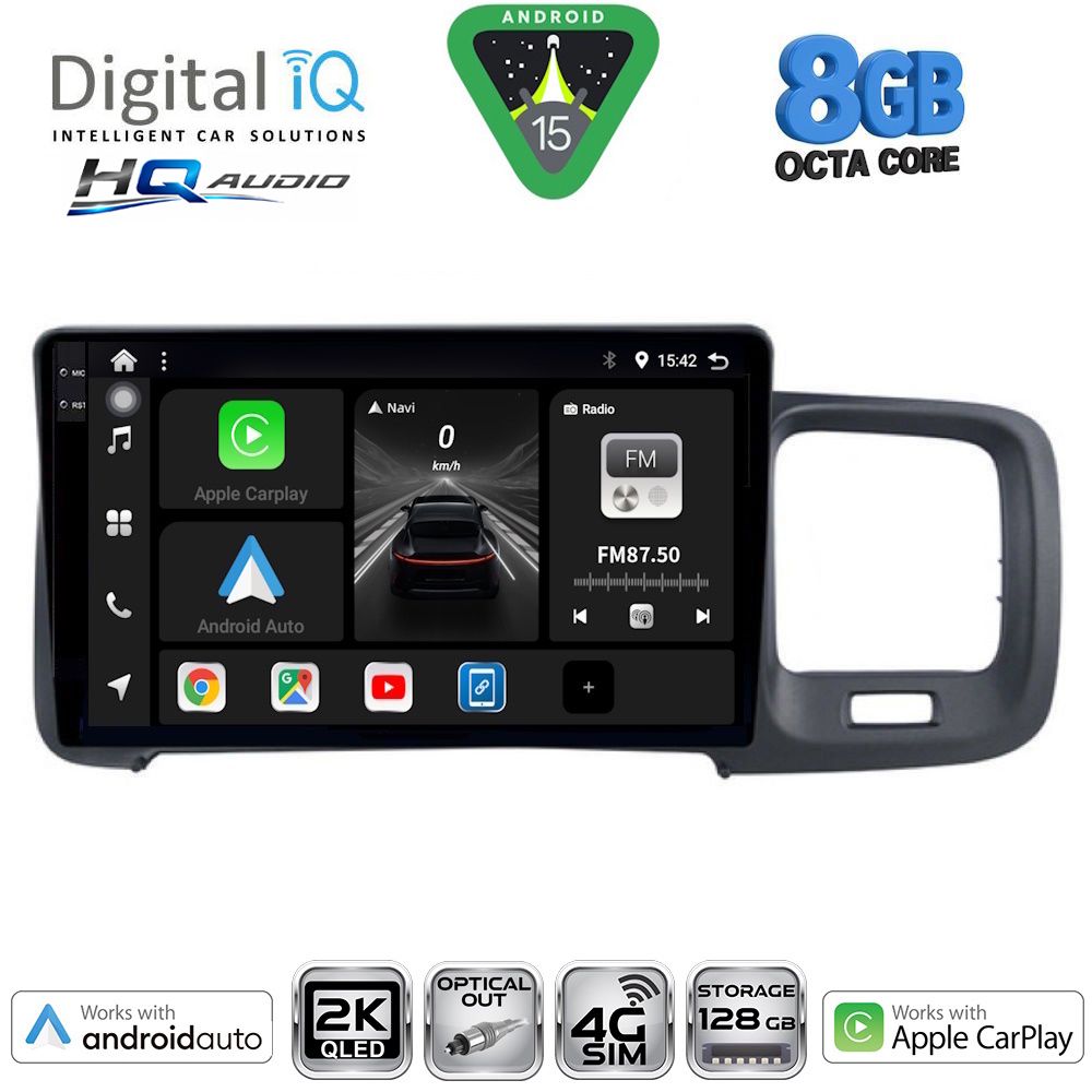 BXK20785_15 DIGITAL IQ BXK 20785_CPAA (9inc) MULTIMEDIA TABLET for VOLVO S60 mod. 2010-2018 - Image 1