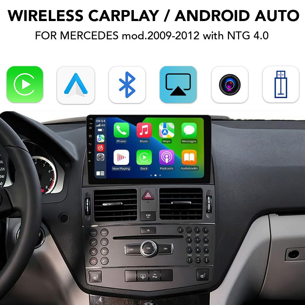 BZ244_CPAA DIGITAL IQ BZ 244 CPAA (WIRELESS CARPLAY / ANDROID AUTO BOX for MERCEDES mod. 2007-2011 with NTG 4.0) - Image 1