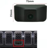 DIGITAL IQ CAMERA QS8153 (AHD-NTSC) FRONT CAMERA for JEEP CHEROKEE mod. 2014-2024 - Image 2