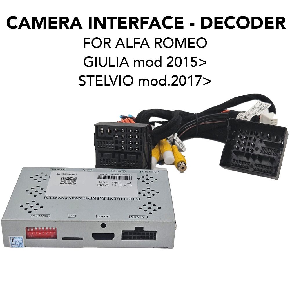 Camera_interface_ALFA_ROMEO_01 DIGITAL IQ AR 9851_CI - CAMERA INTERFACE for ALFA ROMEO mod. 2017-2024 with 6.5-8.8'' screen - Image 1