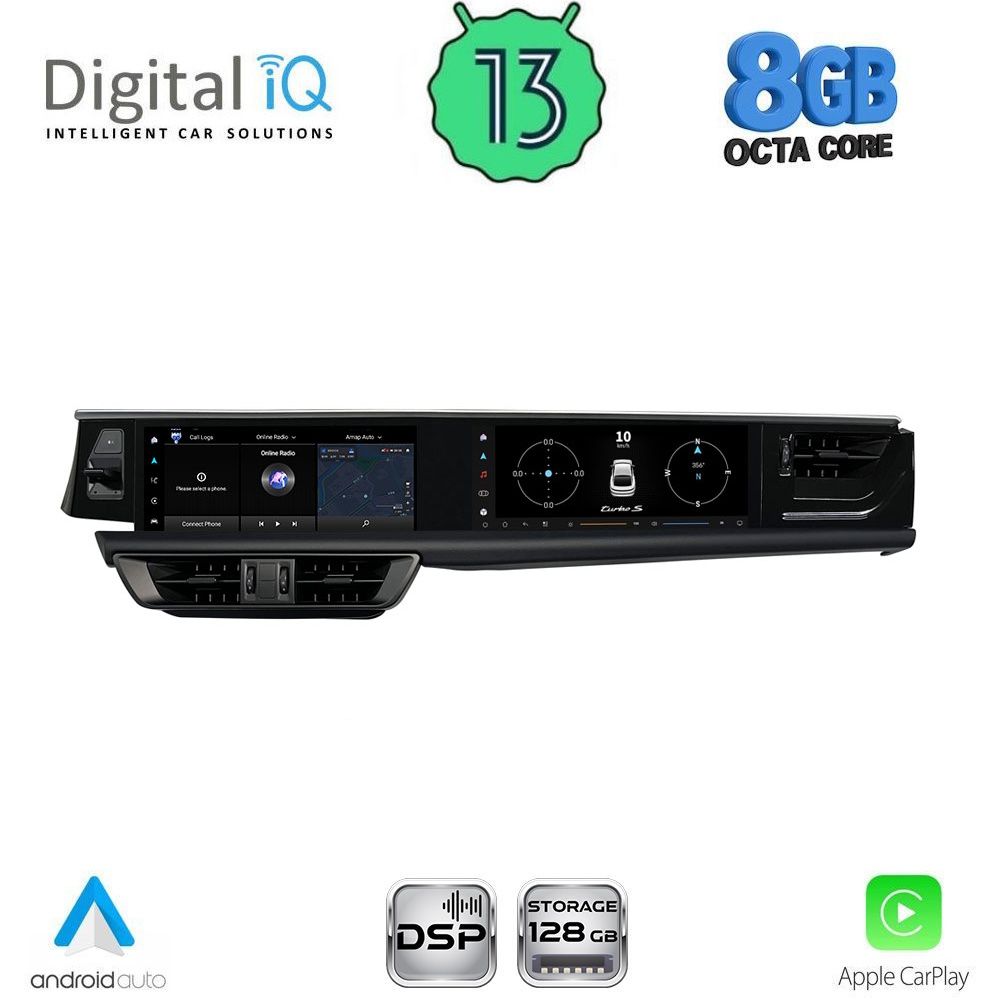 DGU940-13 DIGITAL IQ DGU 940_CPA (12.3" + 12.3") (PCM 5) DUAL SCREEN MULTIMEDIA SYSTEM for PORSCHE MACAN mod. 2018-2024 - Image 1