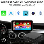 DIGITAL IQ BZ 003 CPAA (WIRELESS CARPLAY / ANDROID AUTO BOX for MERCEDES mod. 2012-2015 with NTG 4.5/4.7 with BECKER NAVI DOCK - CAMERA IN)