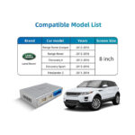 DIGITAL IQ LR 715F CPA (WIRELESS CARPLAY / ANDROID AUTO BOX with 2 CAMERA IN for JAGUAR - LAND ROVER mod. 2016-2019 with BOSCH 8" Screen) - Image 5