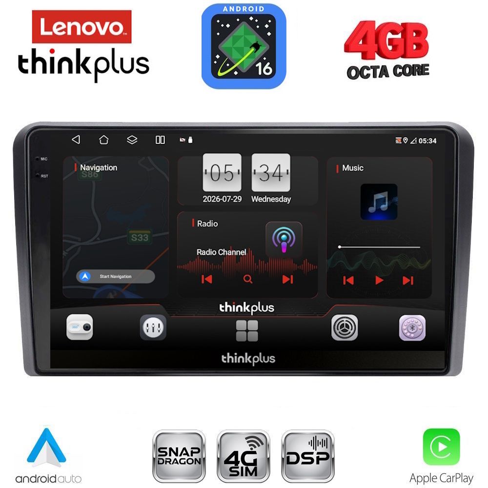 LTG7087_16 LENOVO LTG 7087_CPA (10inc) MULTIMEDIA TABLET for CITROEN C5-DS5 mod. 2007-2017 (with ORIGINAL NAVI) - Image 1
