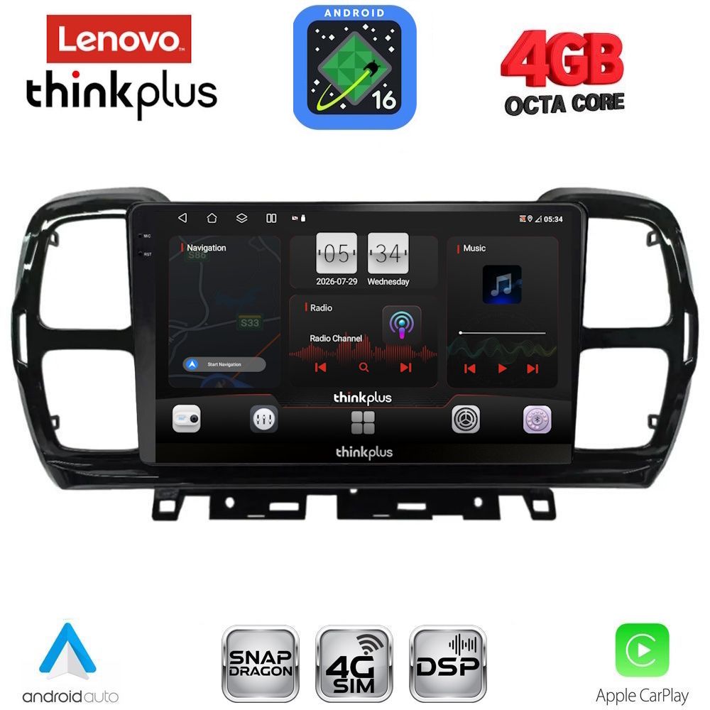LTG7088_16 LENOVO LTG 7088_CPA (9inc) MULTIMEDIA TABLET for CITROEN C5 AIRCROSS mod. 2017-2021 - Image 1