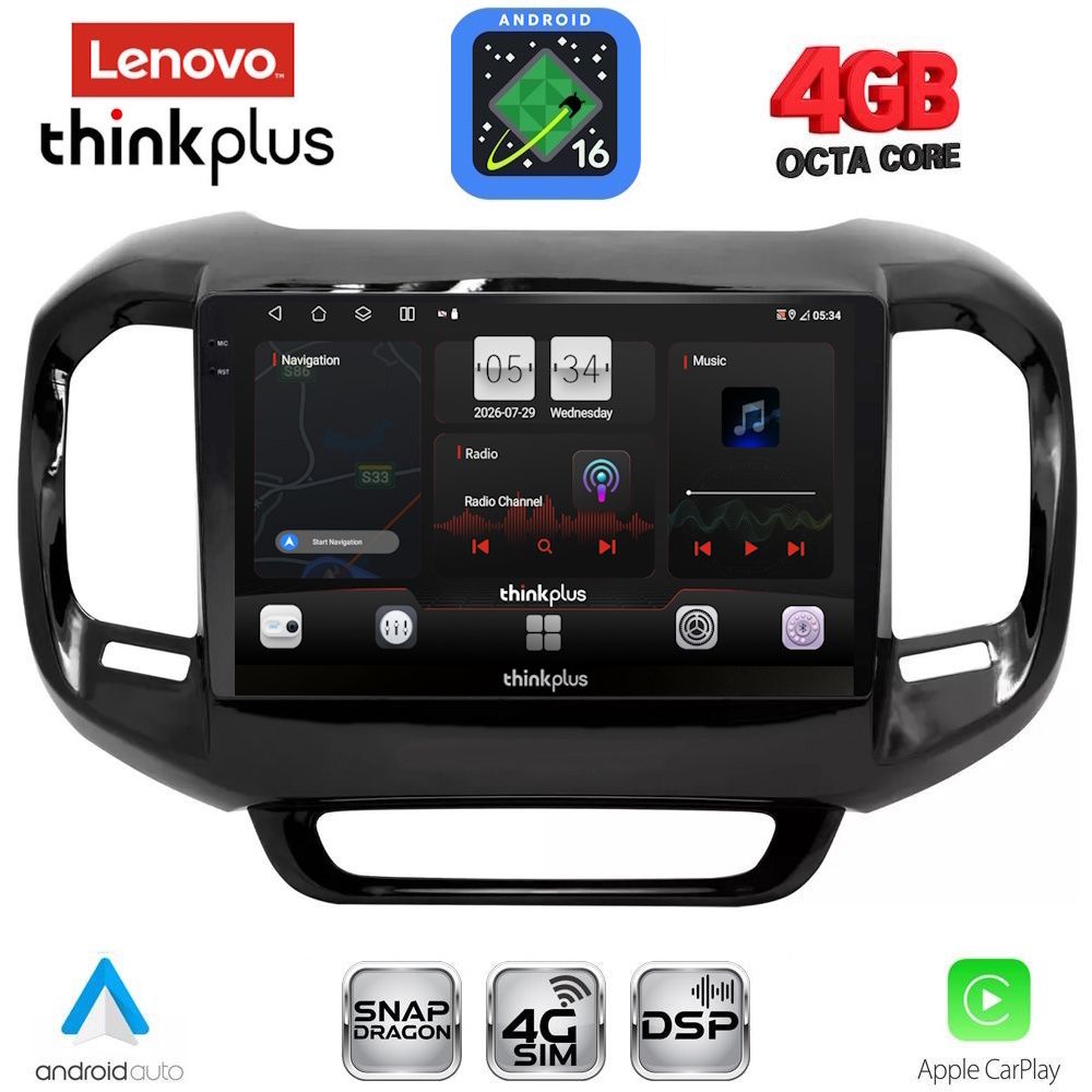 LTG7127_16 LENOVO LTG 7127_CPA (9inc) MULTIMEDIA TABLET for FIAT TORO mod. 2017-2026 - Image 1