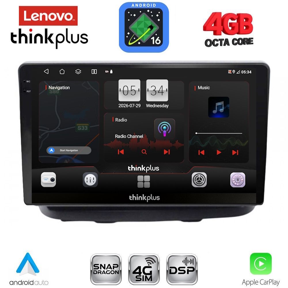 LTG7135_16 LENOVO LTG 7135_CPA (10inc) MULTIMEDIA TABLET for FIAT DOBLO mod. 2002-2009 - Image 1