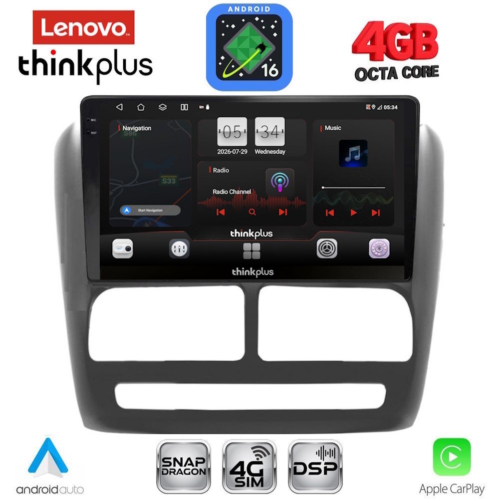 LTG7137_16 LENOVO LTG 7137_CPA (9inc) MULTIMEDIA TABLET for FIAT DOBLO mod. 2010-2015 - Image 1