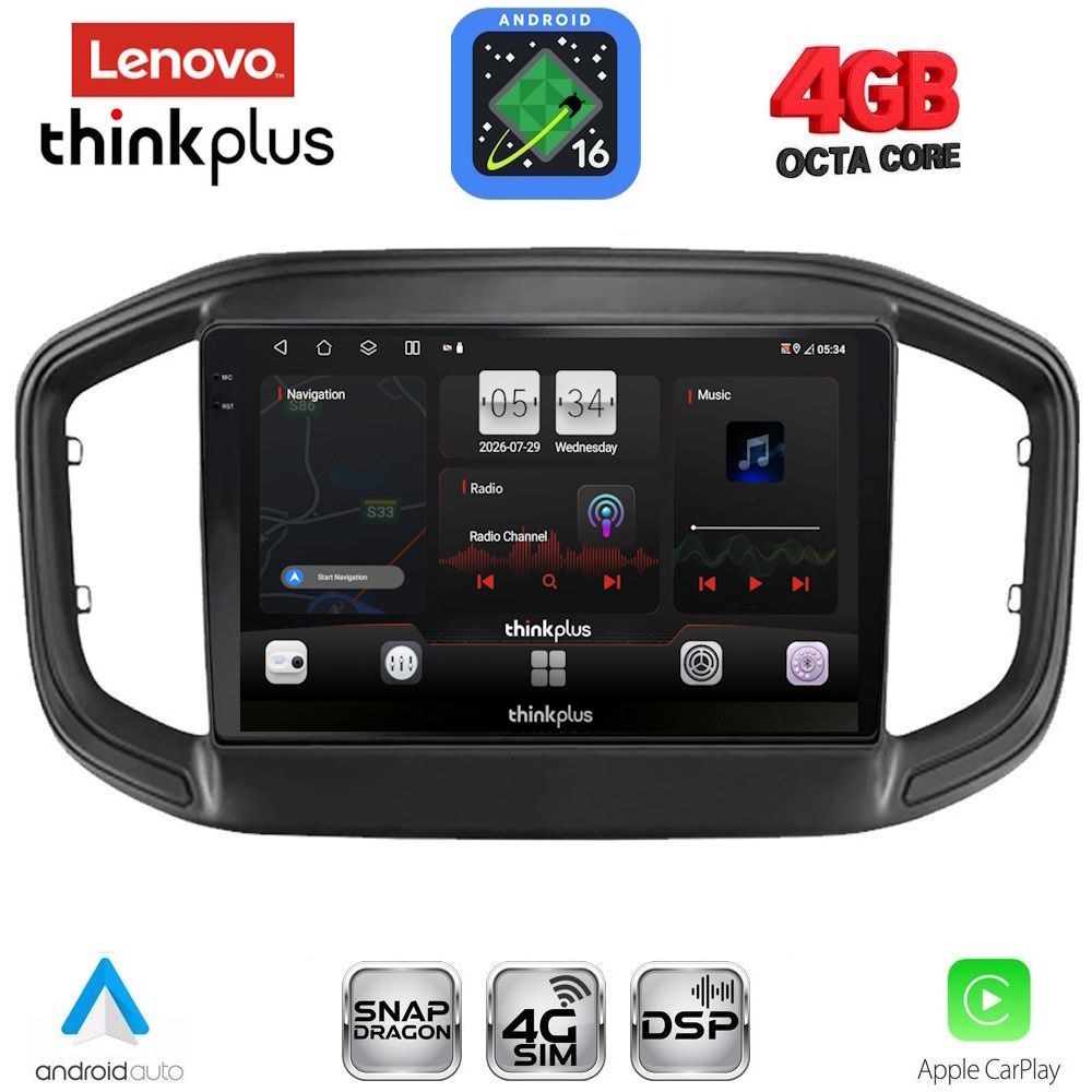 LTG7147_16 LENOVO LTG 7147_CPA (9inc) MULTIMEDIA TABLET for FIAT STRADA mod. 2020-2026 - Image 1