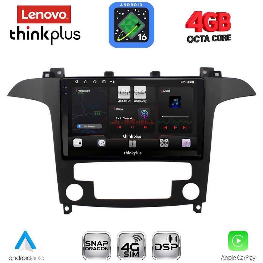 LTG7175CL_16 LENOVO LTG 7175_CPA CLIMA (9inc) MULTIMEDIA TABLET for FORD SMAX mod. 2006-2014 - Image 1