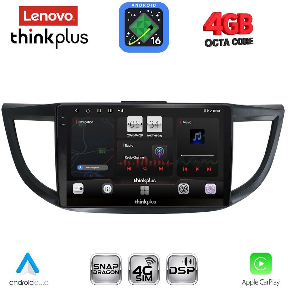 LTG7198_16 LENOVO LTG 7198_CPA (10inc) MULTIMEDIA TABLET for HONDA CRV mod. 2013-2017 - Image 1