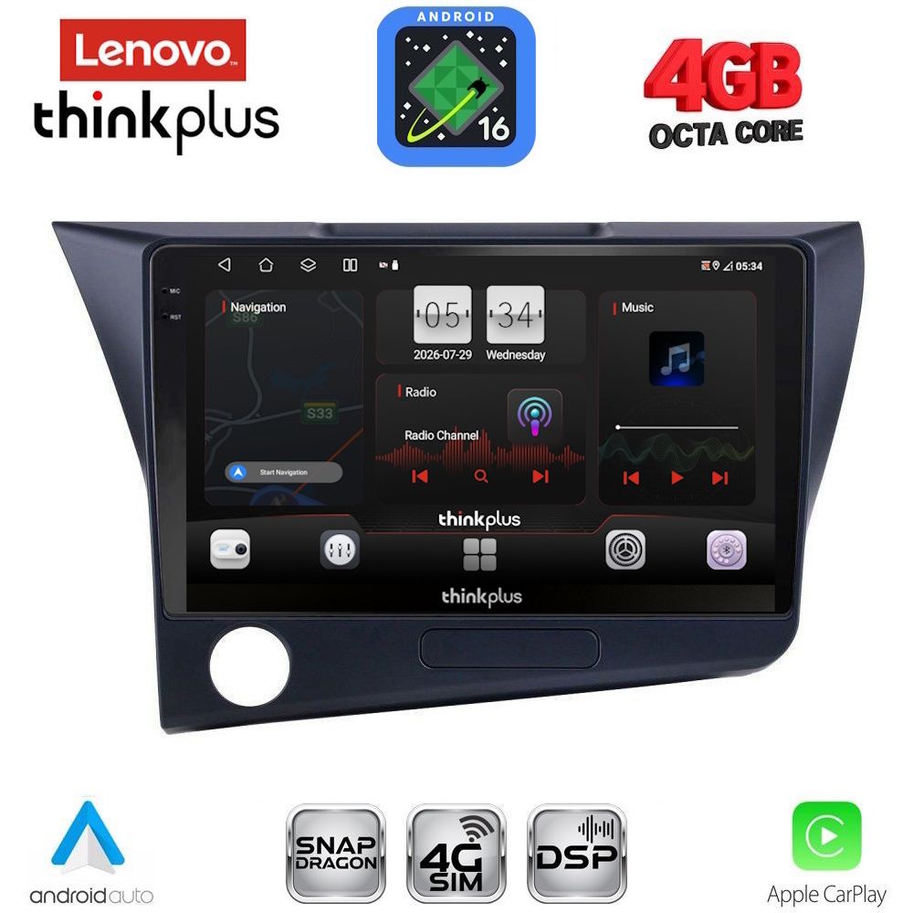 LTG7203_16 LENOVO LTG 7203_CPA (9inc) MULTIMEDIA TABLET for HONDA CRZ mod. 2010-2016 - Image 1
