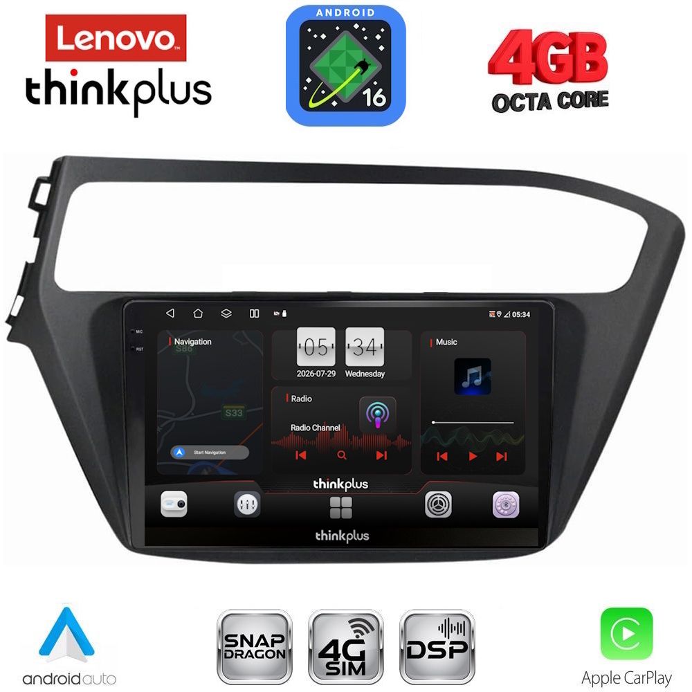 LTG7230_16 LENOVO LTG 7230_CPA (9inc) MULTIMEDIA TABLET for HYUNDAI i20 mod. 2018-2021 - Image 1