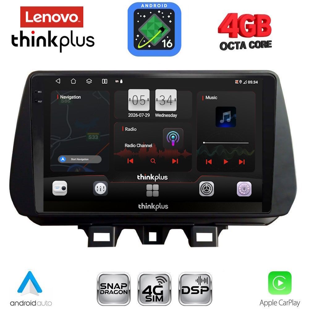 LTG7244_16 LENOVO LTG 7244_CPA (9inc) MULTIMEDIA TABLET for HYUNDAI TUCSON mod. 2019-2023 - Image 1