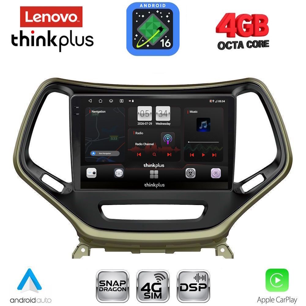 LTG7273_16 LENOVO LTG 7273_CPA (10inc) MULTIMEDIA TABLET for JEEP mod. 2014-2026 - Image 1