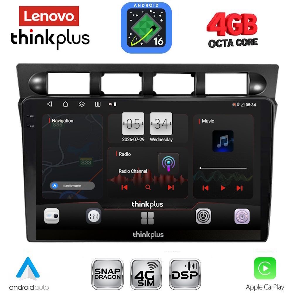 LTG7306_16 LENOVO LTG 7306_CPA (9inc) MULTIMEDIA TABLET for KIA PICANTO mod. 2004-2008 - Image 1