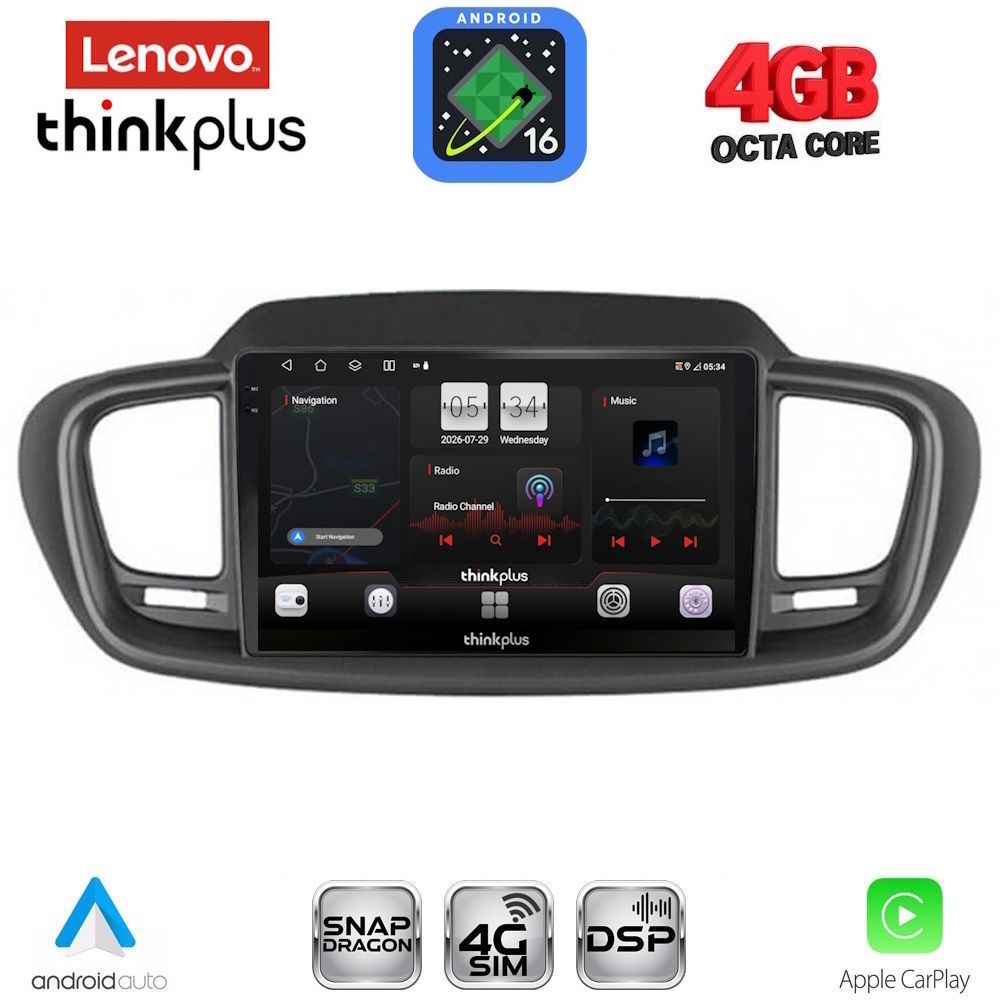 LTG7319_16 LENOVO LTG 7319_CPA (10inc) MULTIMEDIA TABLET for KIA SORENTO mod. 2014-2020 - Image 1