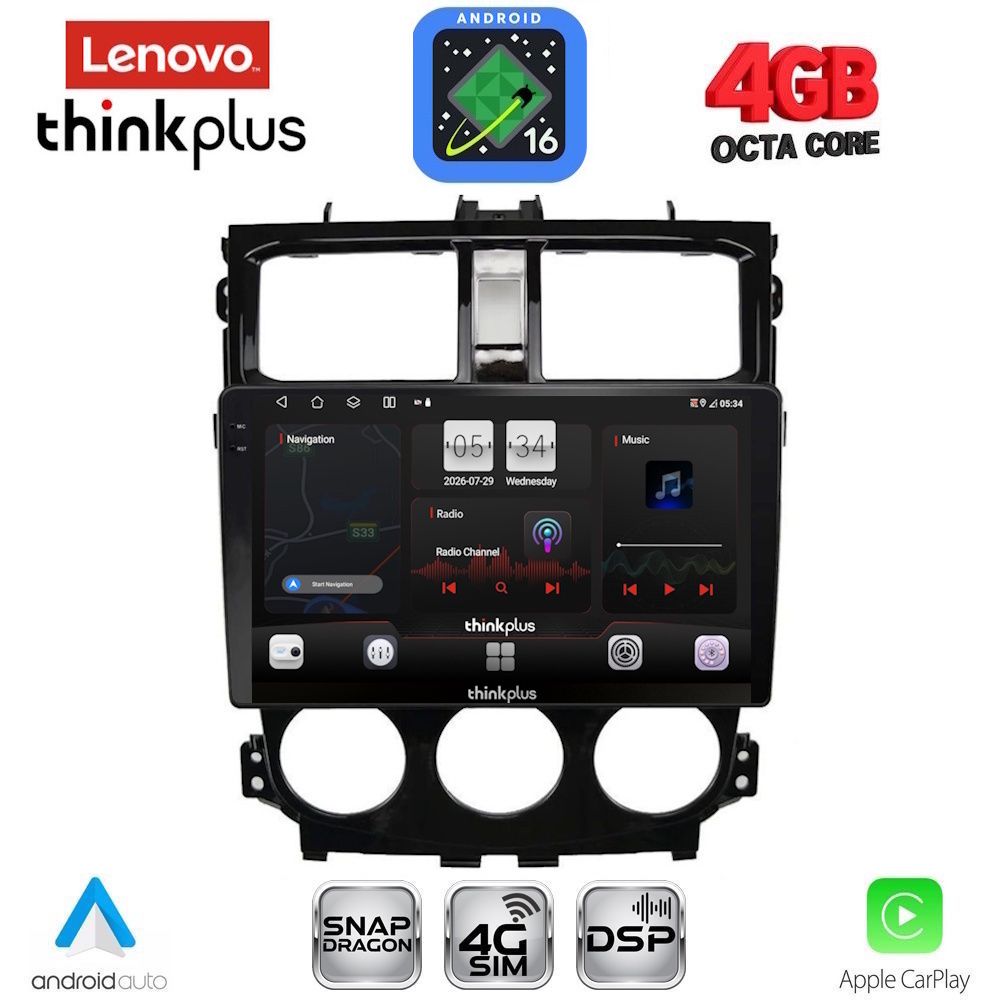 LTG7435_16 LENOVO LTG 7435_CPA (9inc) MULTIMEDIA TABLET for MITSUBISHI COLT mod. 2013-2023 - Image 1