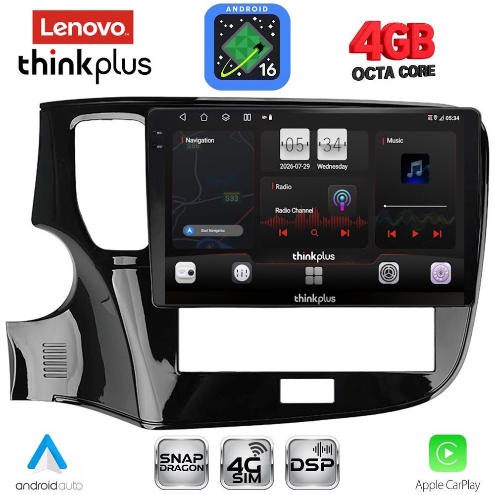 LTG7440_16 LENOVO LTG 7440_CPA (10inc) MULTIMEDIA TABLET for MITSUBISHI OUTLANDER mod. 2020-2022 - Image 1