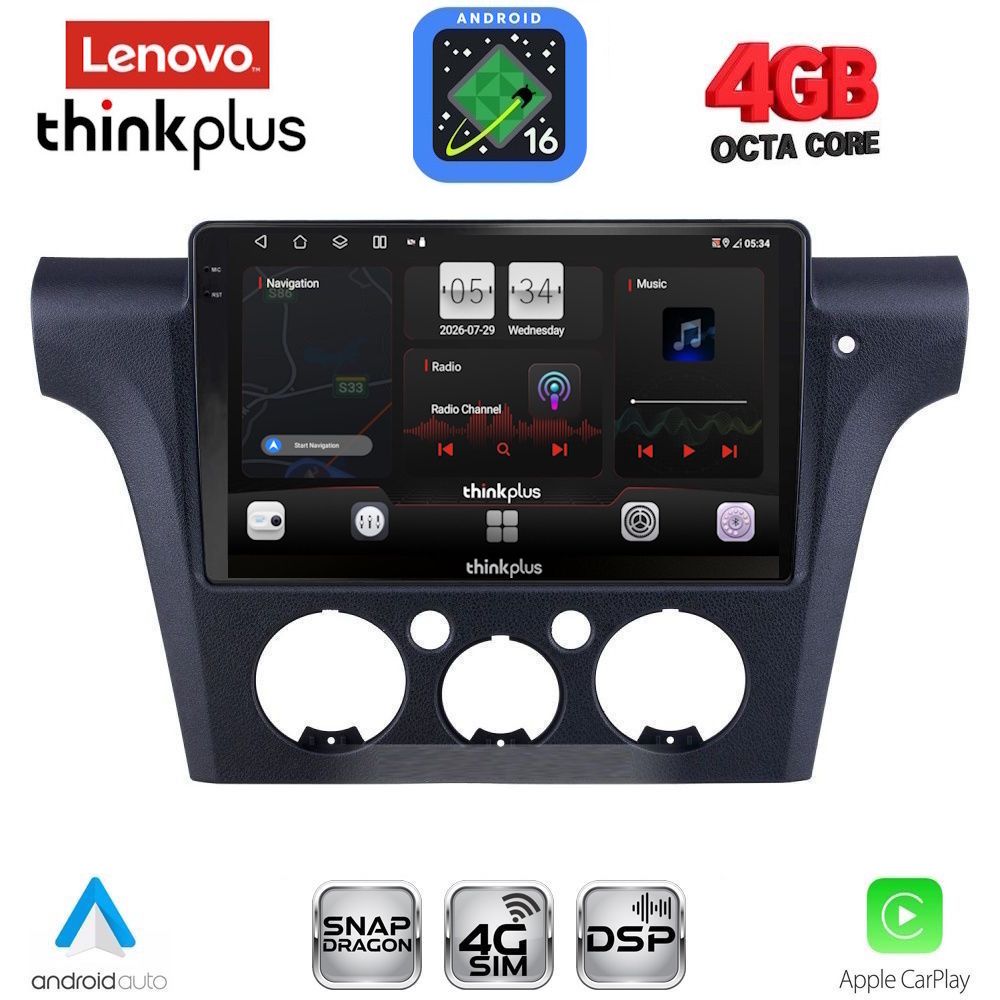 LTG7441CL_16 LENOVO LTG 7441CL_CPA (10inc) MULTIMEDIA TABLET for MITSUBISHI OUTLANDER mod. 2001-2005 with CLIMA - Image 1