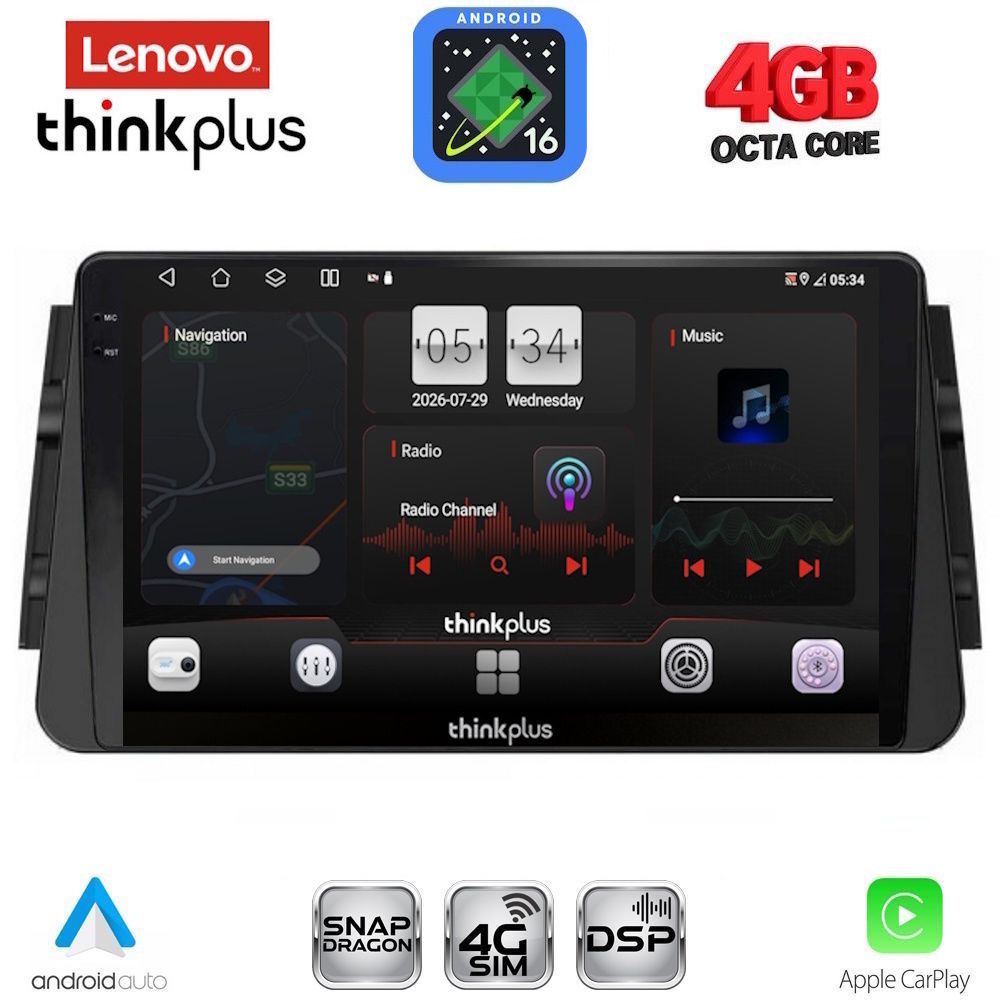 LTG7460_16 LENOVO LTG 7460_CPA (9inc) MULTIMEDIA TABLET for NISSAN MICRA mod. 2017-2025 - Image 1